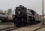 CPKC 2816 - The Empress in the yard at Minot before the public exhibition